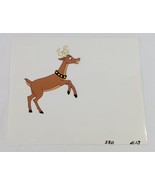 VINTAGE 1982-83 ABC Pac-Man Production Used Animation Cel Rudolph Reindeer - £70.99 GBP