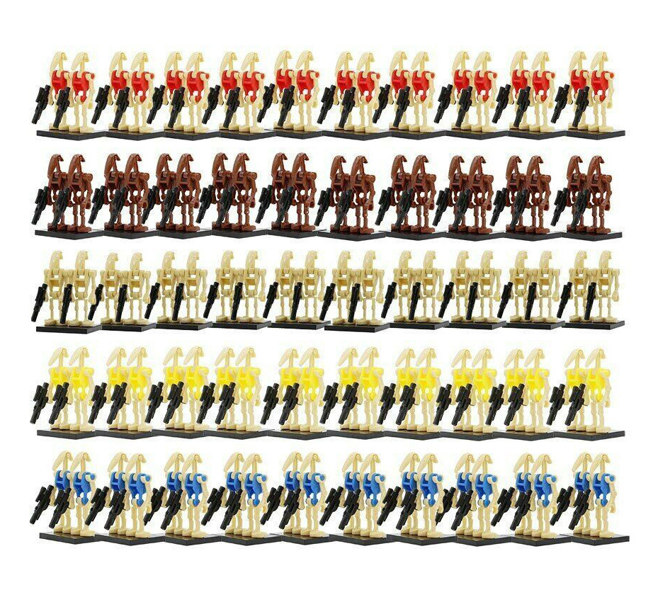 100pcs Star Wars Super B1 Battle Droids Army Set Minifigures Toys
