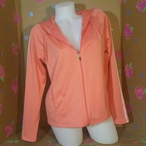 Champion Peach Sporty Jacket Size L Large - $12.99