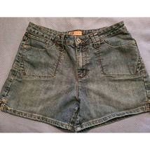 Faded Glory Bermuda Shorts Women&#39;s Size 10 Denim 5-Pockets Cotton Stretc... - $15.79