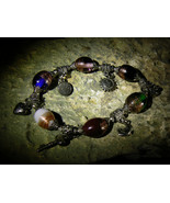 INCUBUS VAMPIRE DEMON Immortal Living Entity Old Charm Bracelet izida Ha... - $333.00