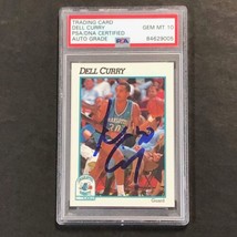 1991-92 Nba Hoops #20 Dell Curry Signed Card Auto Grade 10 PSA/DNA Slabbed Horne - £62.90 GBP