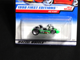 Hot Wheels 1998 First Editions Go Kart #21 of 40 Cars 1:64 Scale - £1.98 GBP