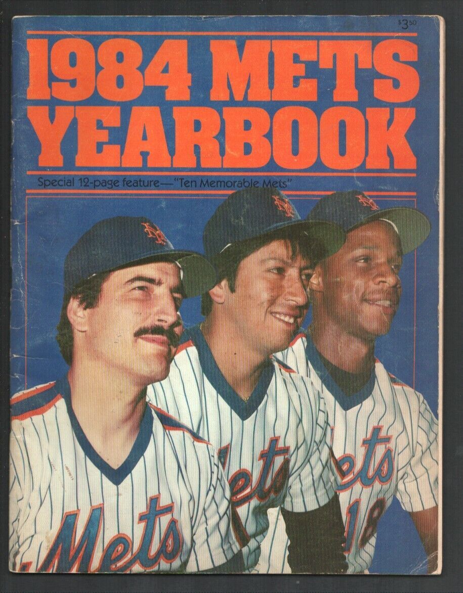 New York Mets Baseball Team Yearbook-MLB 1984-Shea Stadium-player pix-team ph... - £53.97 GBP