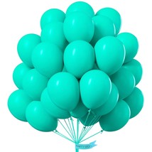 Teal Balloons, 100 Pcs 10 Inch Teal Blue Balloons, Turquoise Balloons For Balloo - £12.78 GBP