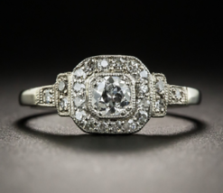 Anillo de compromiso delicado de 1,50 quilates con diamante de imitación... - £199.63 GBP