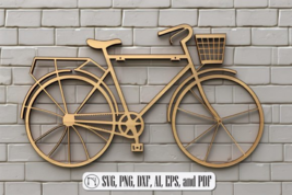 Laser-cut Wall Panel Bicycle SVG - $30.00