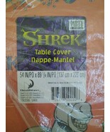 NEW SEALED SHREK VINTAGE 2001 Six (6) PAPER TABLE COVERS 54&quot; X 89 1/4&quot; - $40.74 CAD