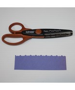 Fiskars Paper Edgers Craft Scrapbooking Scissors &quot;Peaks&quot; Pattern - £3.92 GBP