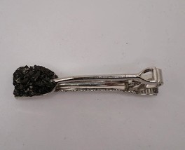 Coal Shovel Silver Tone Tie Bar Clasp Tie Tack Coal Mining - £27.68 GBP