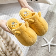 Womens Indoor Cotton Slippers Plush Winter Bedroom Lovers Pink Shoes Comfortable - £22.93 GBP