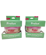 ( Lot 2 ) PROLUX Cosmetics MATTE Setting Powder w/Puff &quot;BUFF &amp; IVORY&quot; NI... - $24.99 CAD