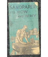 Vintage 1942 Booklet Behr-Manning Sandpaper Its How &amp; Why - £2.34 GBP