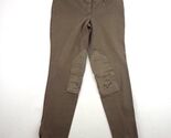 Tuff Rider Breeches Ladies Starter Low Rise PullOn Knee Patch  Pants - $14.88