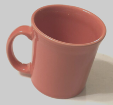 Fiesta Peach HLC USA Vintage 80s Stoneware Tea Coffee C Ring Handle Mug 3.5&quot; - £7.51 GBP