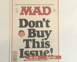 Mad Magazine Trading Card 1992 #214 Don’t Buy This Issue - $1.97