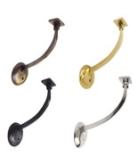 Wooden Stair Rail Bracket / Stair Railing Bracket / Brass Stair Handrail... - $97.10 CAD+