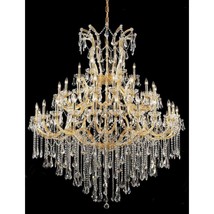 NEW XL STUNNING French Palace Maria Theresa Crystal Chandelier Gold 72&quot; - £4,876.31 GBP