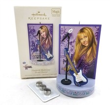 Hallmark Keepsake Hannah Montana Miley Cyrus Christmas Ornament with Sound - £11.86 GBP