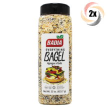 2x Pints Badia Everything Bagel Seasoning | 22oz | Gluten Free! | Agrega... - $32.88