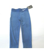 Nike Girls Tight Fit 3/4 Pant Legging - AQ9015 - Blue 438 - Size S - NWT - £19.65 GBP