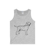 Labrador Retriever Men&#39;s Tank Tops, Softstyle Tank Top - $304.63 MXN