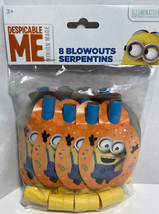 Despicable Me Minions Party Blowouts Serpentins 8 Piece - £3.96 GBP