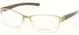 Prodesign Denmark 6136 2021 Gold Medium Matt Eyeglasses 53-17-135mm (Notes) - £78.18 GBP