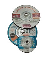 VIRGINIA ABRASIVES 424-59004 4-1/2&quot; x 1/4&quot; x 5/8&quot;-11&quot;, Metal Grinding Wh... - $27.16 CAD