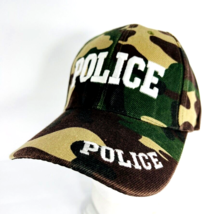 Camouflage Police Baseball Hat Cap 3D Embroidered Adjustable 6 Panel Camo - £18.97 GBP