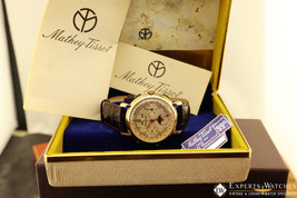 Authenticity Guarantee 
Vintage Serviced 50s Mathey Tissot Chronograph Valjou... - £6,641.09 GBP