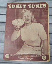 Peggy Lee &quot;Tuney Tunes&quot; April 1950 Magazine Doris Day Easter Htf Dutch Music Vtg - £12.85 GBP