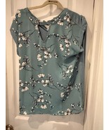 Papermoon Blouse Green Black &amp; White NWOT Size S - $14.84