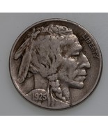 1925-S 5C Buffalo Nickel En Très Fin VF État, Naturel Couleur - €76,34 EUR