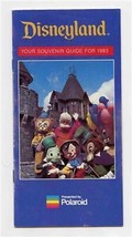 Disneyland Souvenir Guide for 1983 Presented by Polaroid Brochure  - £14.02 GBP