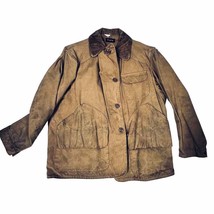 VTG 1950s Distressed Drybak Hunting Jacket Corduroy collar L XL - $106.92