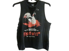Hot Topic Friday The 13th Jason Tank Top Juniors Women&#39;s Size Small Blac... - £5.58 GBP