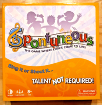 Spontuneous - The Song Game Sing It or Shout It No Talent Required Box F... - $21.43