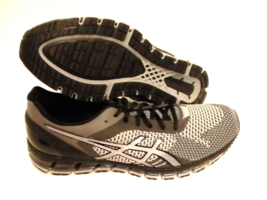 ASICS Hombres Gel Quantum 360 Punto Atletismo Zapatos Medio Gris Carbono Negro - £126.55 GBP