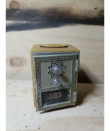 VINTAGE AUTHENTIC POST OFFICE LETTER LOCK BOX DOOR COIN PIGGY BANK SMALL... - €79,84 EUR
