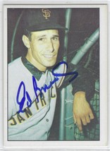 Eddie Bressoud Auto - Signed Autograph 1978 TCMA 60s - MLB San Francisco Giants - £4.38 GBP