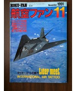 Nov &#39;91 KOKU-FAN Japan Aircraft Mag #467 TBF Avenger,Su-27,F117 Night Ha... - $27.01 CAD