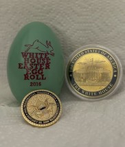 OBAMA  2016 EASTER EGG GREEN + 2009 PIN + WHITE HOUSE CHALLENGE COIN DEM... - £19.36 GBP