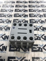 ALLEN BRADLEY 100-F SERIES A, AUXILIARY CONTACT AC-12 690V 10A - $25.50