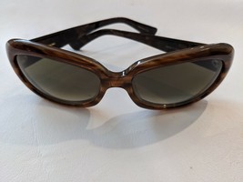 Vera Wang Women&#39;s Sunglasses Brown Tortoise Black Lens V260 SU 59 17 113 - £47.47 GBP
