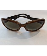 Vera Wang Women&#39;s Sunglasses Brown Tortoise Black Lens V260 SU 59 17 113 - £47.03 GBP