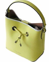 Kate Spade Eva Small Bucket Yellow Limelight Leather WKRU6736 NWT $329 Lemon - £82.19 GBP
