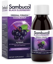 Sambucol Black Elderberry Original Formula Immune Support 4 fl oz Dairy-... - $11.88