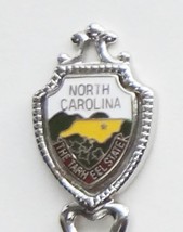 Collector Souvenir Spoon USA North Carolina The Tar Heel State Map Bowl - £2.34 GBP