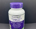 Natrol Omega 3-6-9 Complex  Heart Health 1200mg - 60 Softgels - Exp. 05/... - £12.63 GBP
